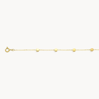 Armband &amp; Kette in 375er Gelbgold