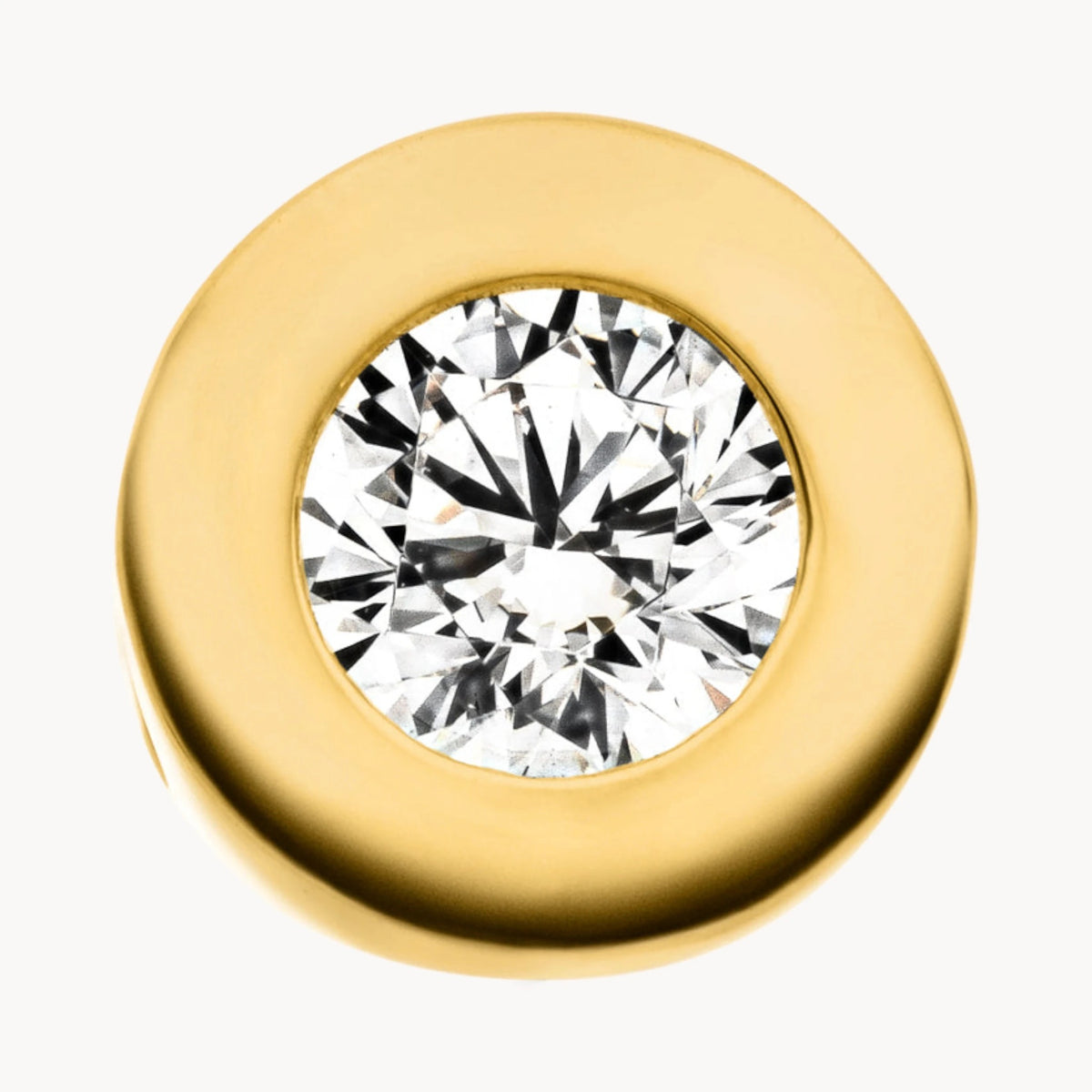Anhänger in 333er Gold mit Zirkonia