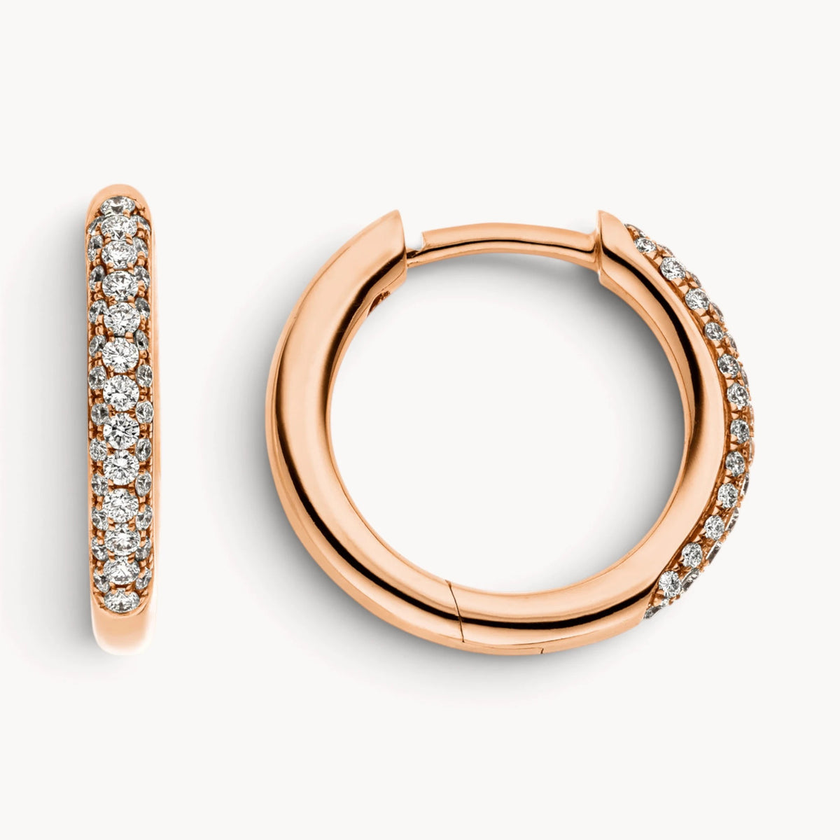 Creole in 585er Gold mit Diamant