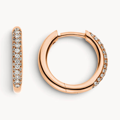Creole in 585er Gold mit Diamant