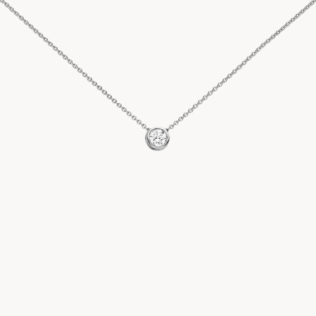 Collier in 585er Gold mit Diamant