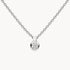 Collier in 950er Platin mit Diamant