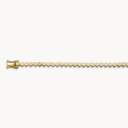Tennisarmband in 585er Gold mit Diamant