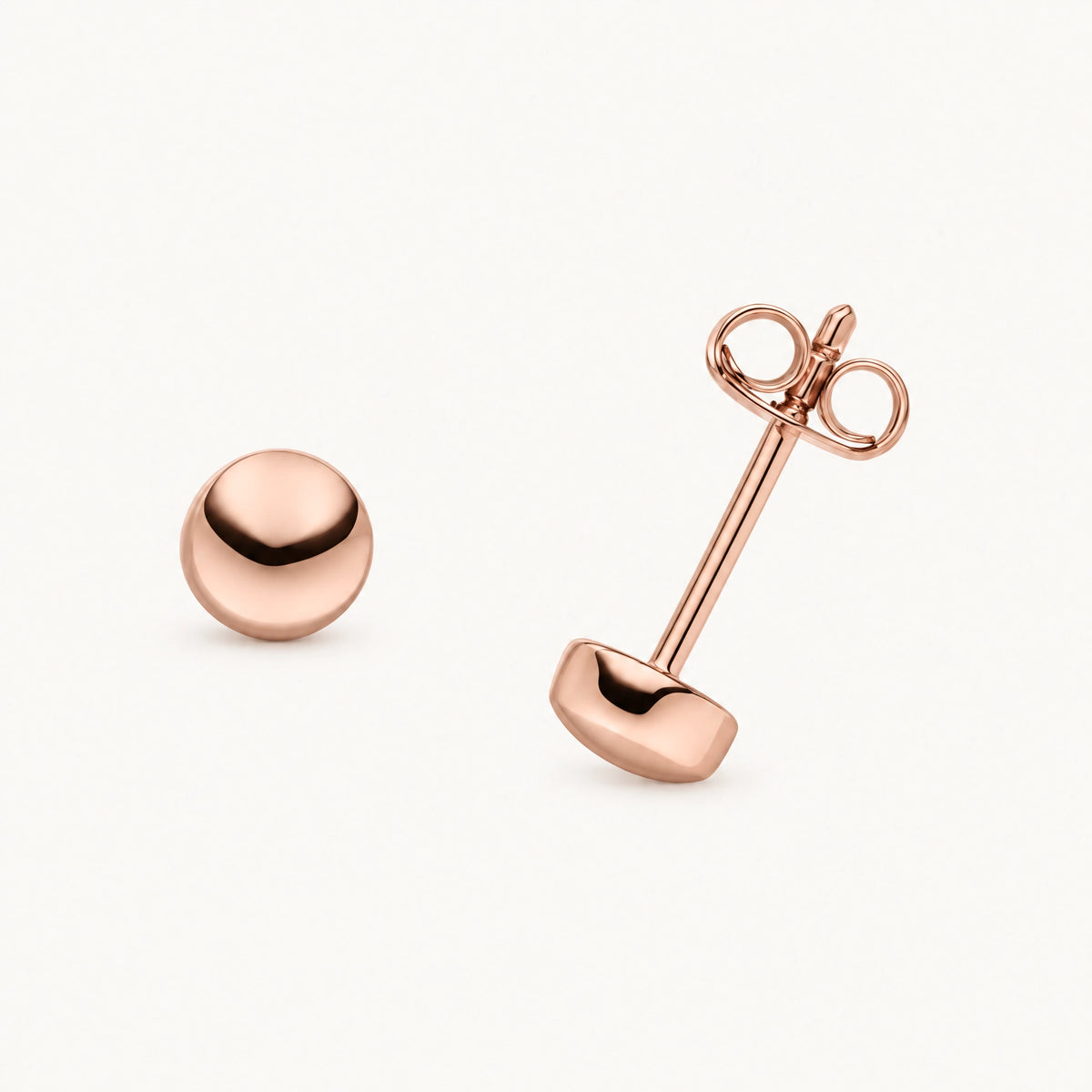 Ohrstecker in 925er Silber – rosé vergoldet
