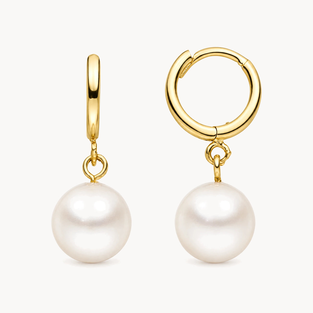 Creole in 333er Gelbgold mit Zuchtperle