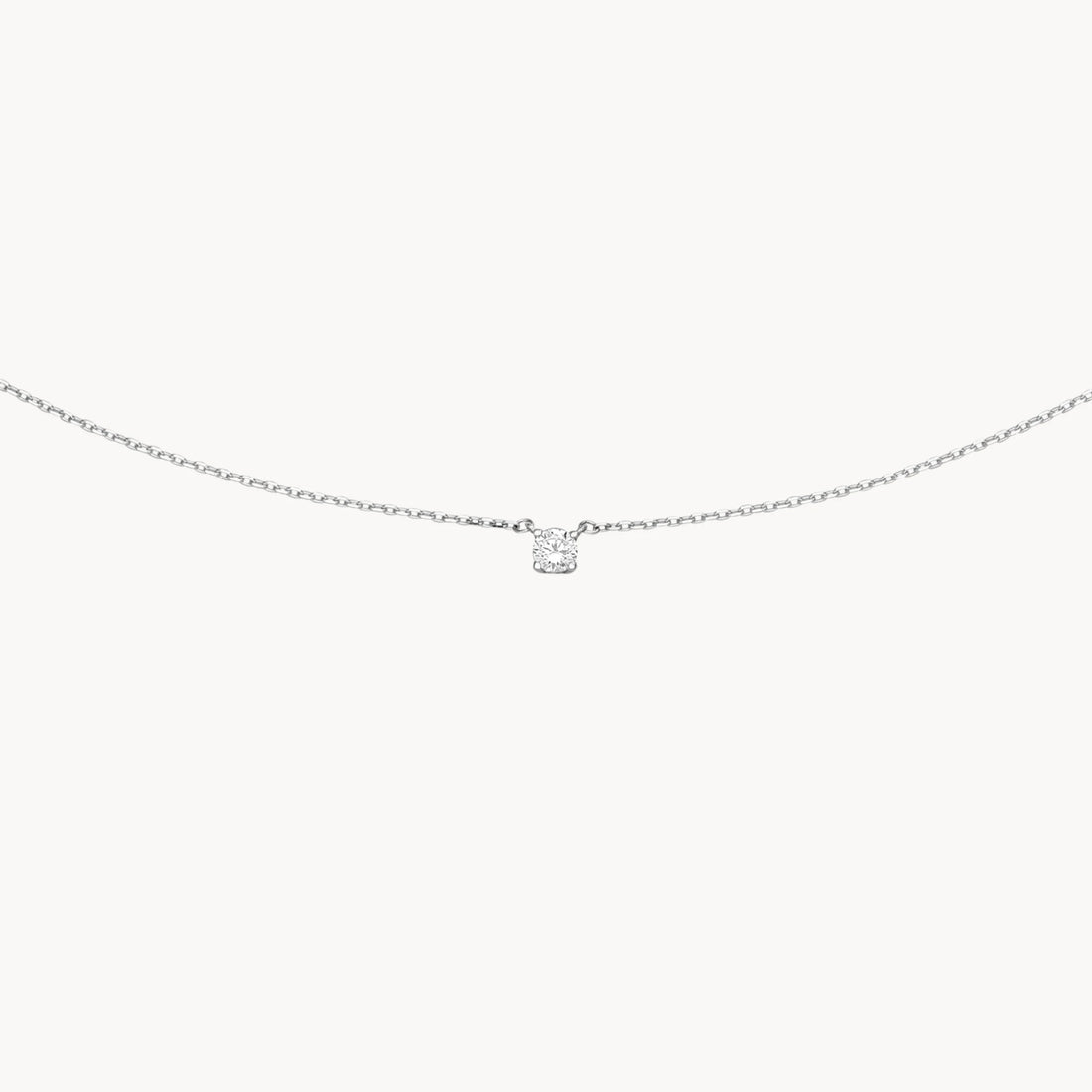 Collier in 333er Gold mit Zirkonia