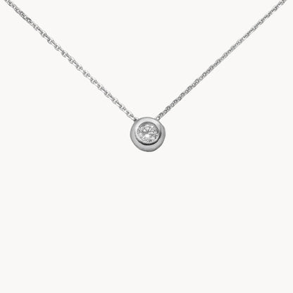Collier in 333er Gold mit Zirkonia