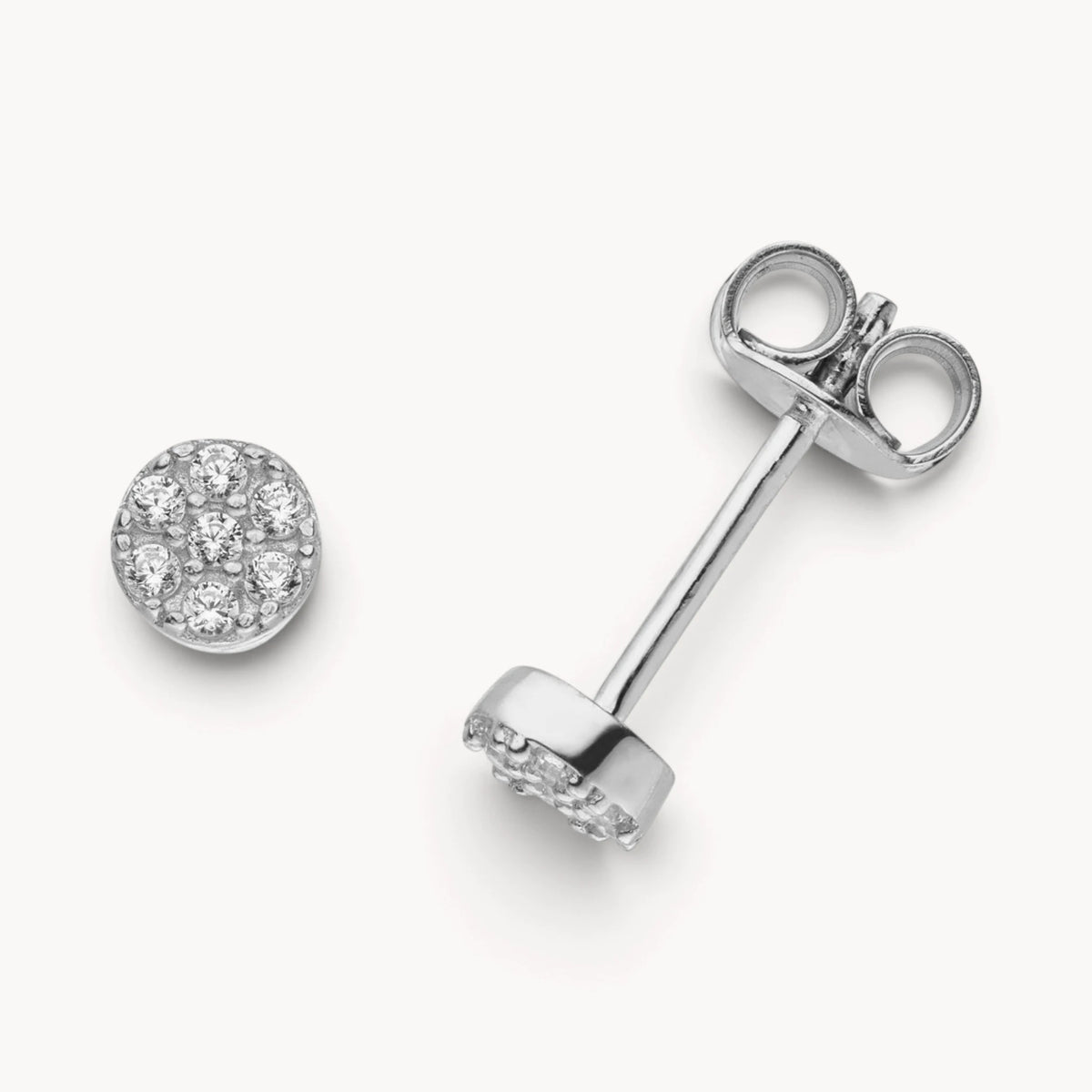 Ohrstecker in 333er Gold mit Zirkonia