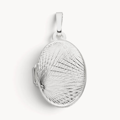 Medaillon in Gold &amp; Silber, guillochiert