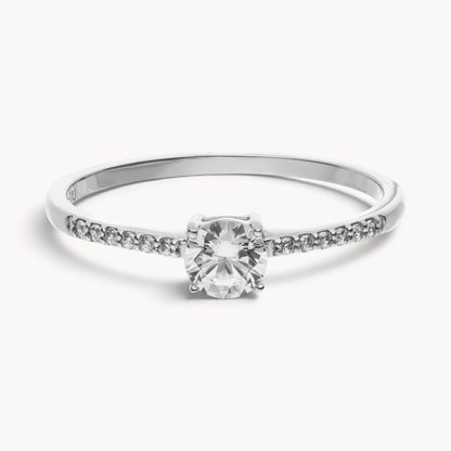 Ring in 333er Gold mit Zirkonia, Mehrsteiner