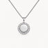 Collier in 925er Silber mit Zirkonia – rhodiniert