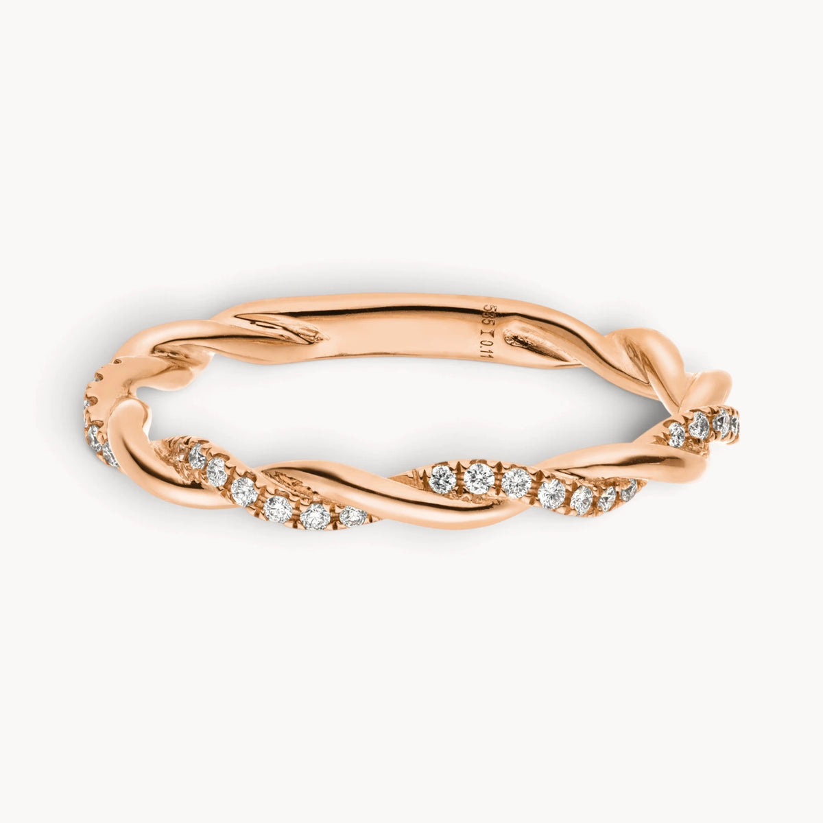 Ring in 585er Gold mit Diamant