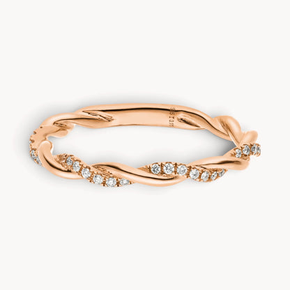 Ring in 585er Gold mit Diamant
