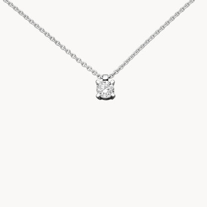 Collier in 950er Platin &amp; 585er Gold mit Diamant
