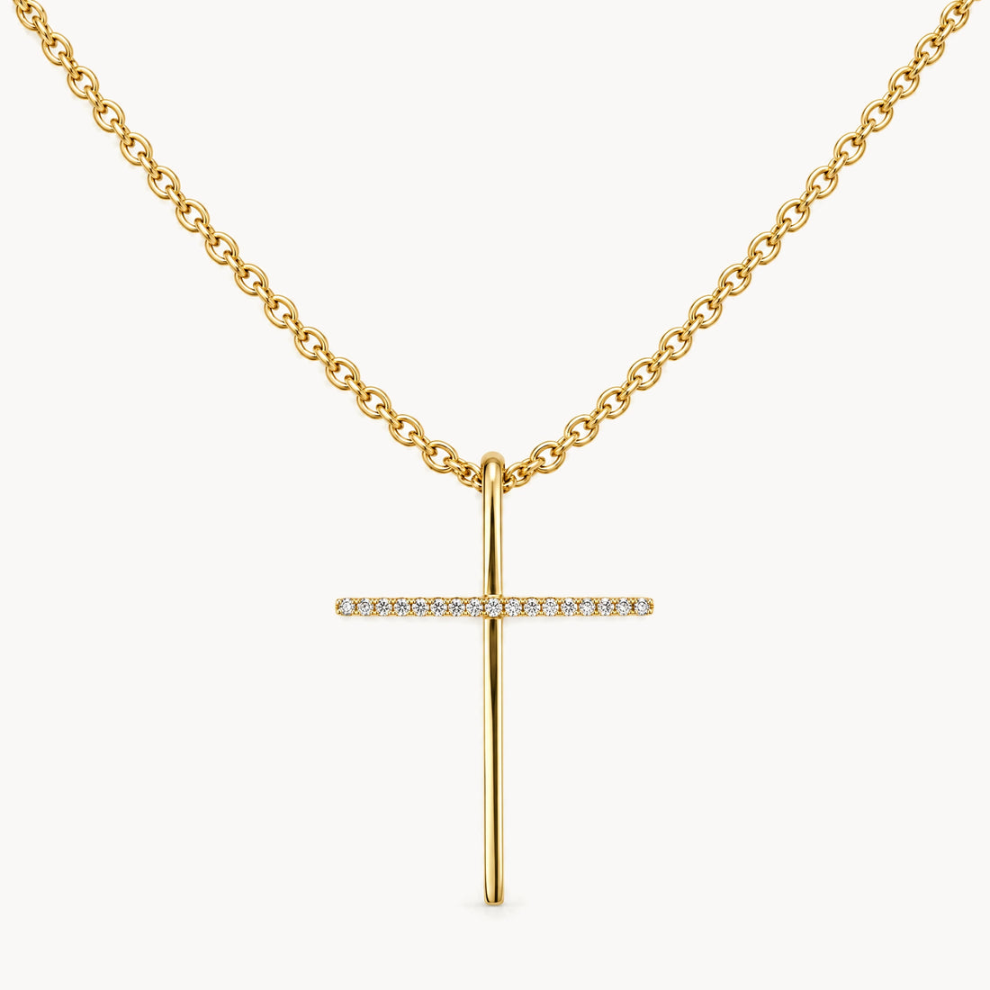 Collier in 585er Gelbgold mit Diamant
