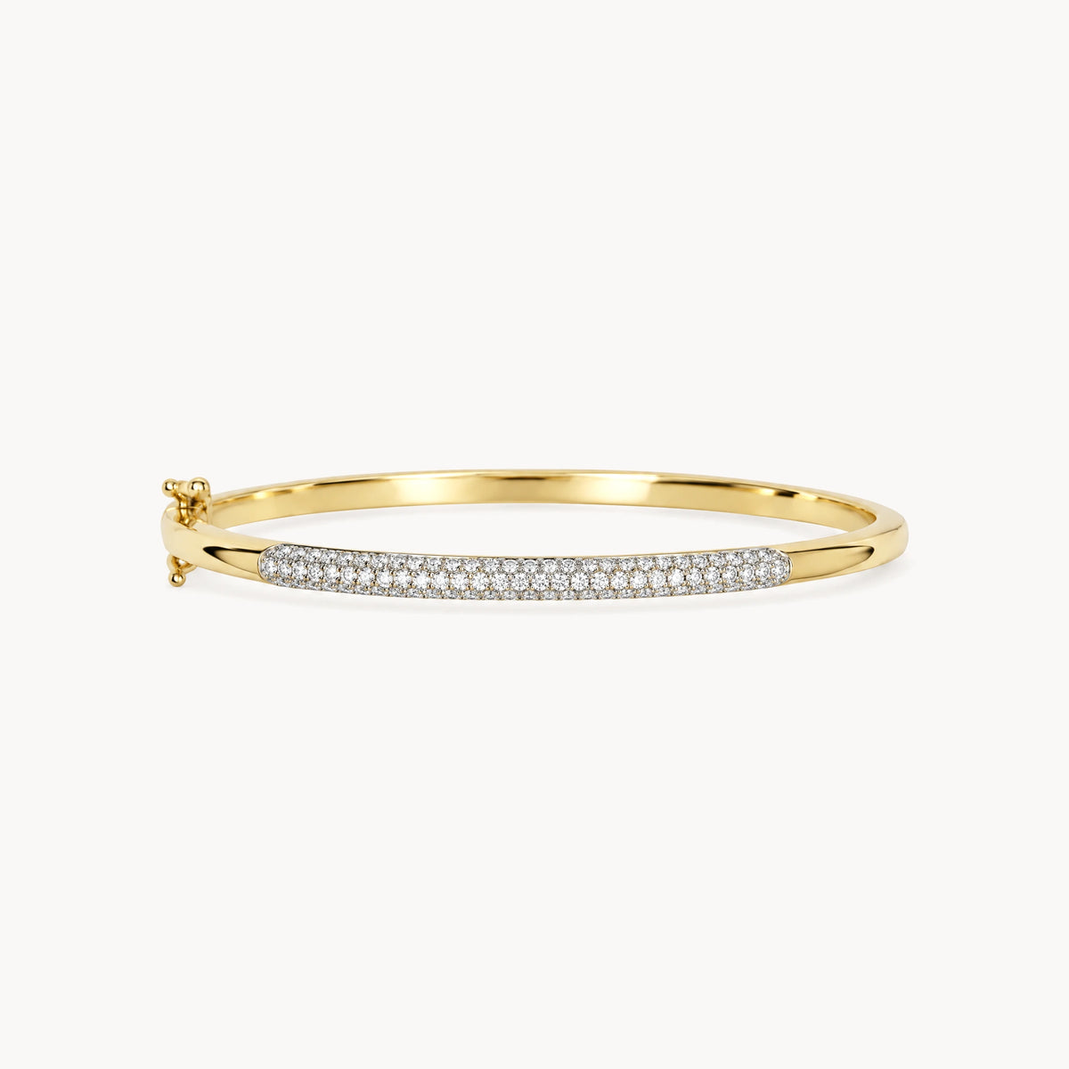 Armreif in 585er Gelbgold mit Diamant
