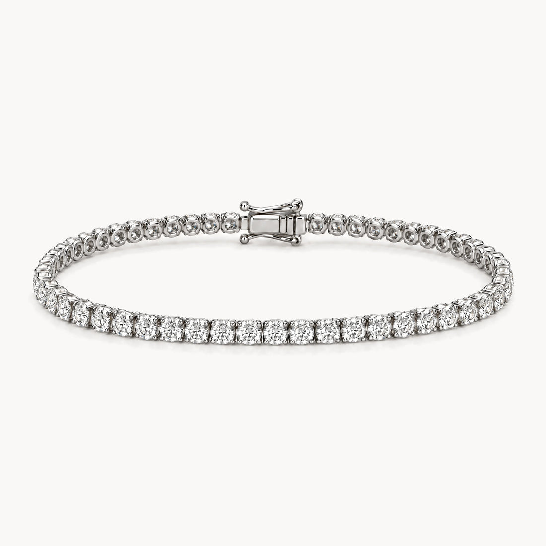 Tennisarmband in 585er Weißgold mit Diamant