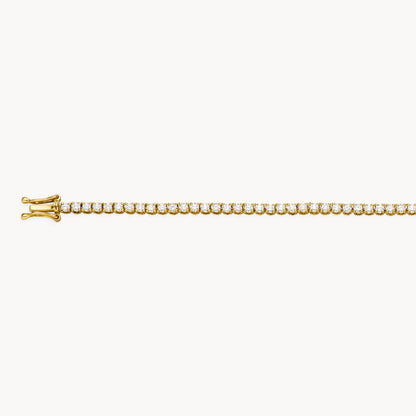 Tennisarmband in 585er Gold mit Diamant