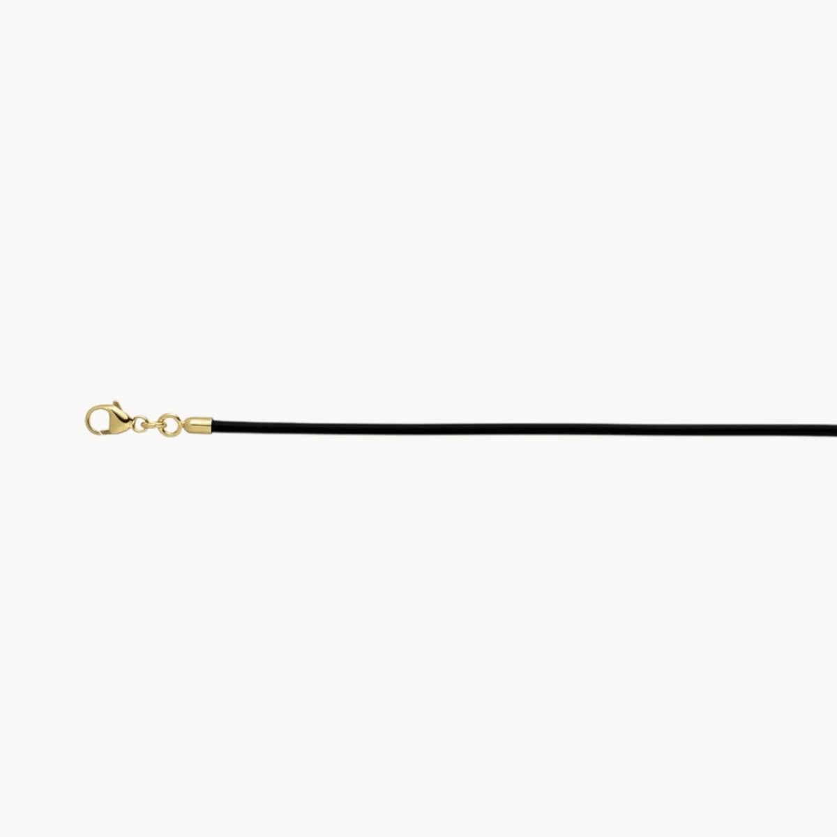 Kautschuk-Band mit Schließe in Gold &amp; Silber