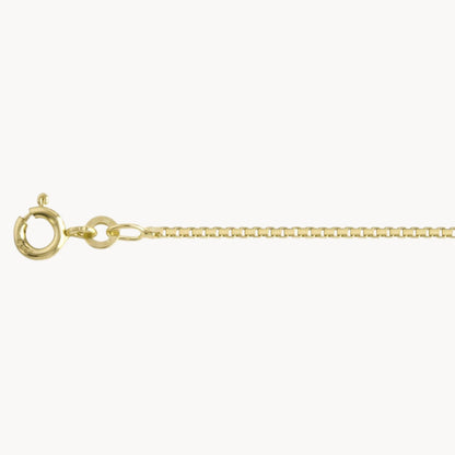 Collierkette Venezia diamantiert, 1,2 mm