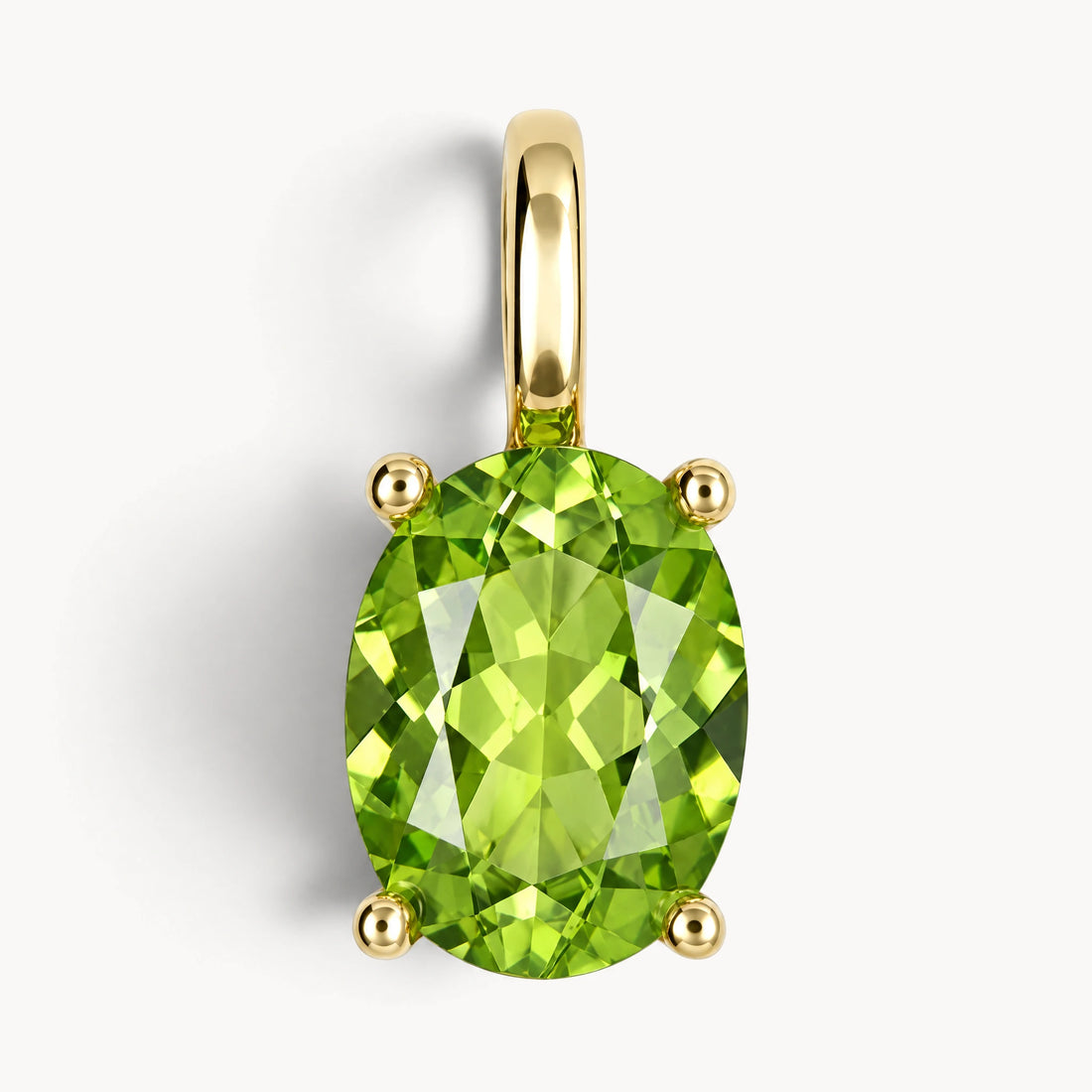 Anhänger in 585er Gold mit Blautopas oder Peridot