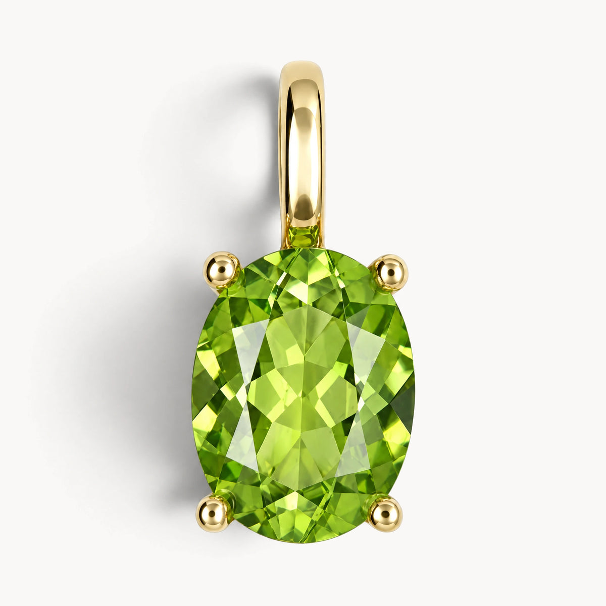 Anhänger in 585er Gold mit Blautopas oder Peridot
