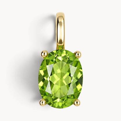Anhänger in 585er Gold mit Blautopas oder Peridot