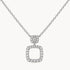 Collier in 585er Weißgold mit Diamant