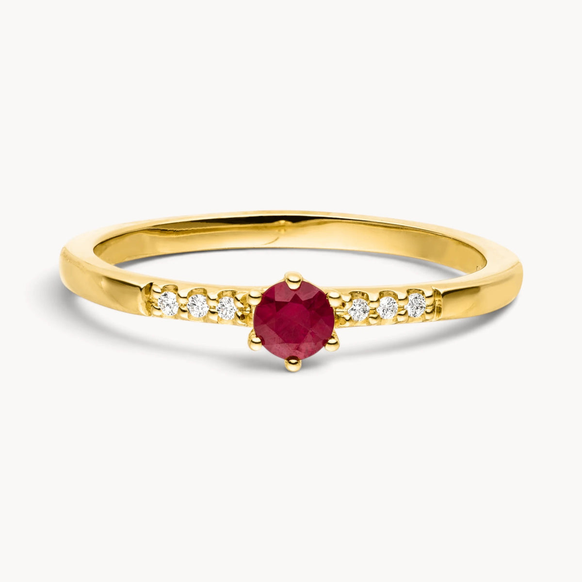 Ring in 585er Gold mit Diamant &amp; Smaragd/Saphir/Rubin