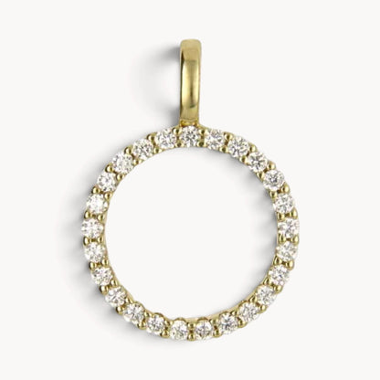 Anhänger in 585er Gold mit Diamant