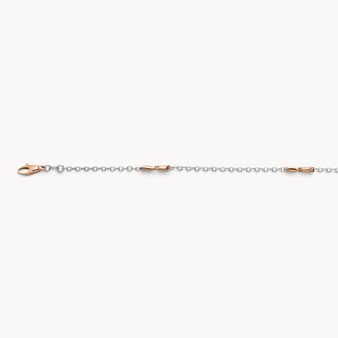 Armband &amp; Kette in 585er Rot-/Weißgold