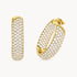 Creole in 750er Gelbgold mit Diamant