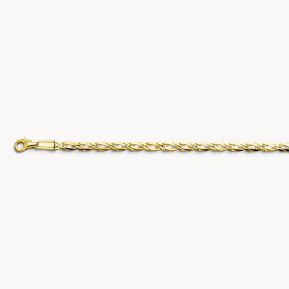 Armband &amp; Kette in 585er Gelbgold