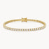 Tennisarmband in 750er Gelbgold mit Diamant