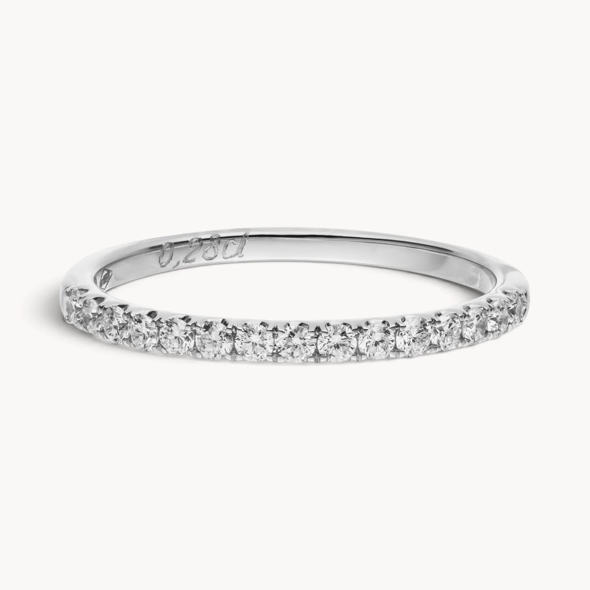 Memoirering in 585er Gold mit Diamant