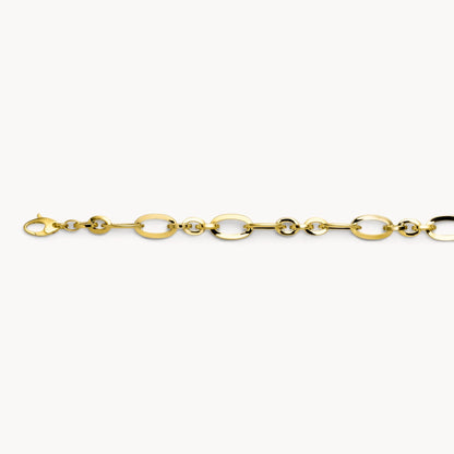 Armband &amp; Kette in 585er Gelbgold