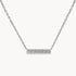 Collier in 585er Weißgold mit Diamant