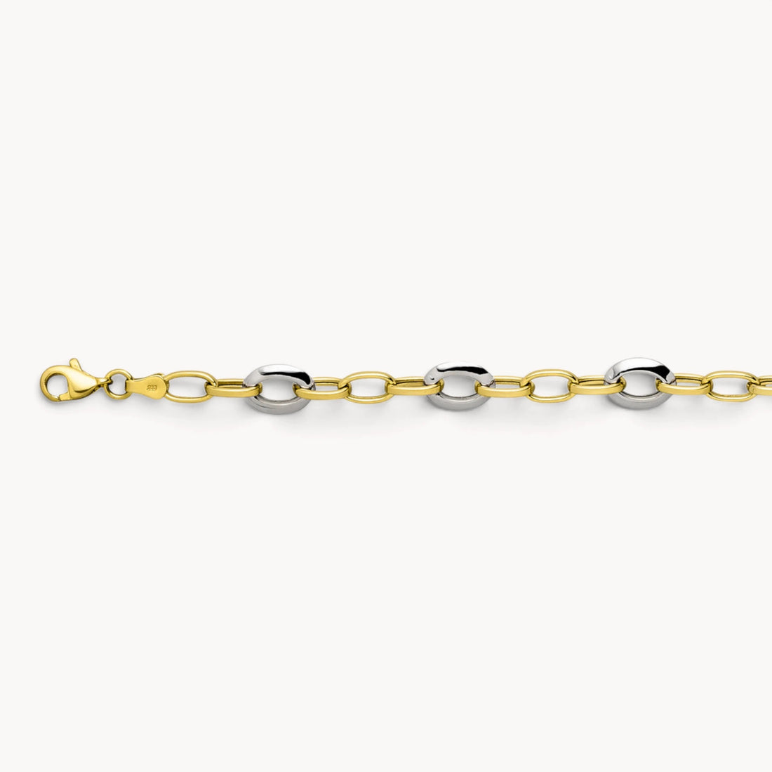 Armband &amp; Kette in 333er Gelb-/Weißgold