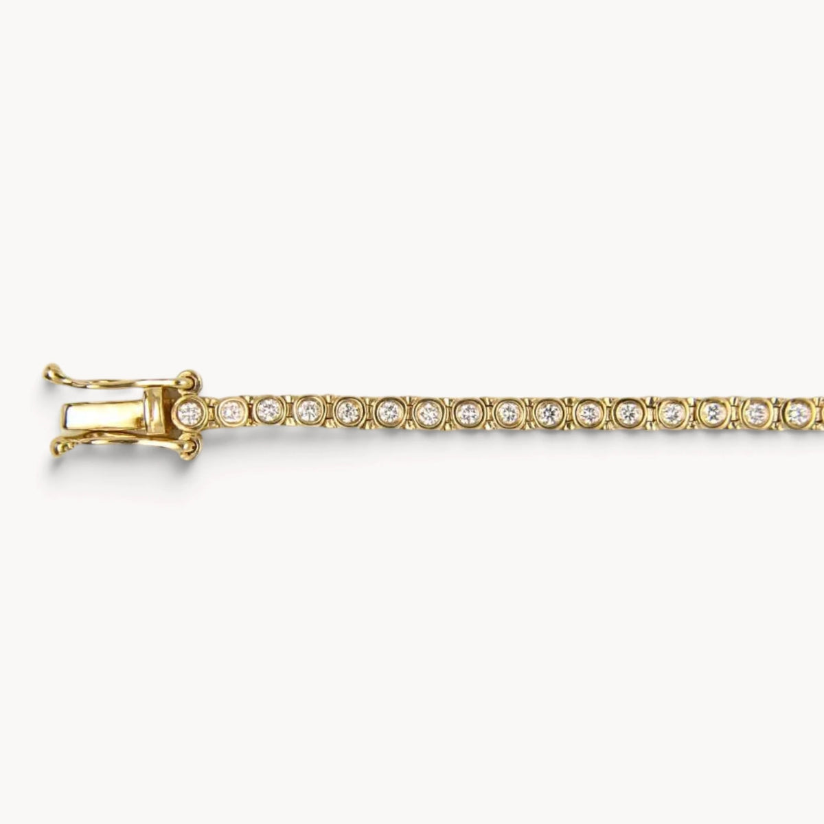 Tennisarmband in 585er Gold mit Diamant