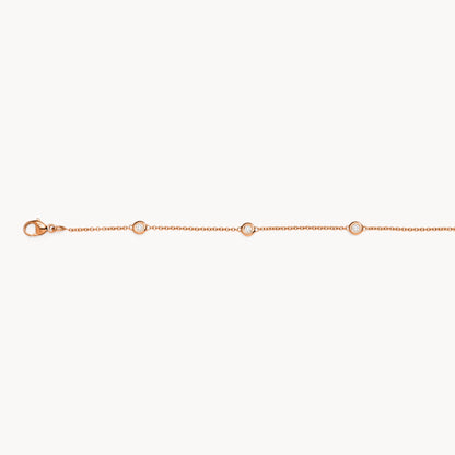 Armband &amp; Kette in 585er Gold mit Diamant