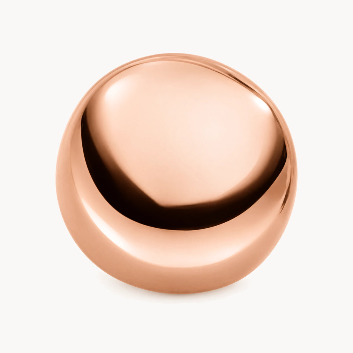 Ohrstecker „Kugel“ in 925er Silber rosévergoldet