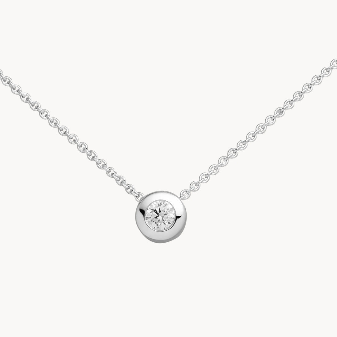 Collier in 585er Gold mit Diamant