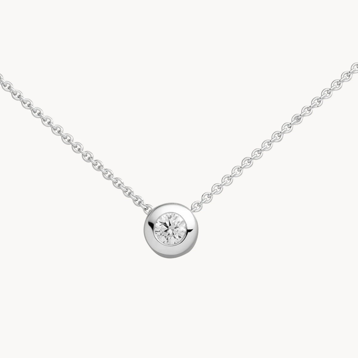 Collier in 585er Gold mit Diamant