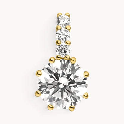 Anhänger in 333er Gold mit Zirkonia