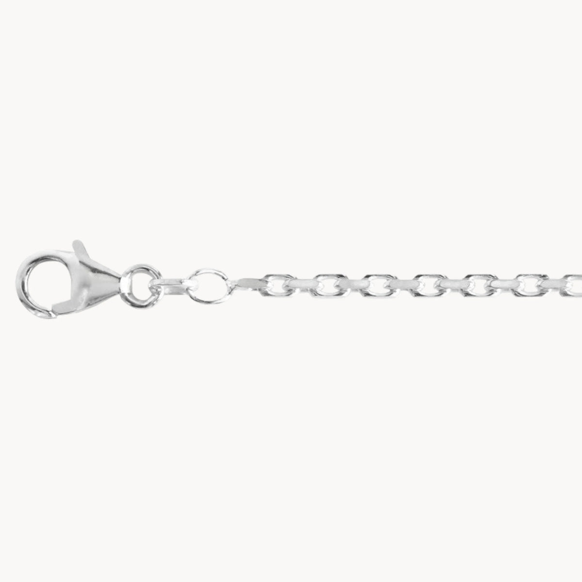 Collierkette Anker diamantiert, 2,1 mm
