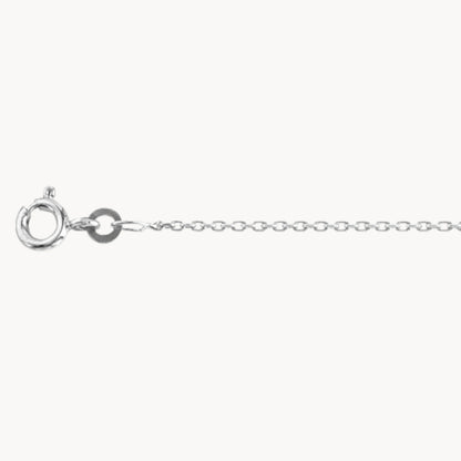 Collierkette Anker diamantiert, 1,1 mm