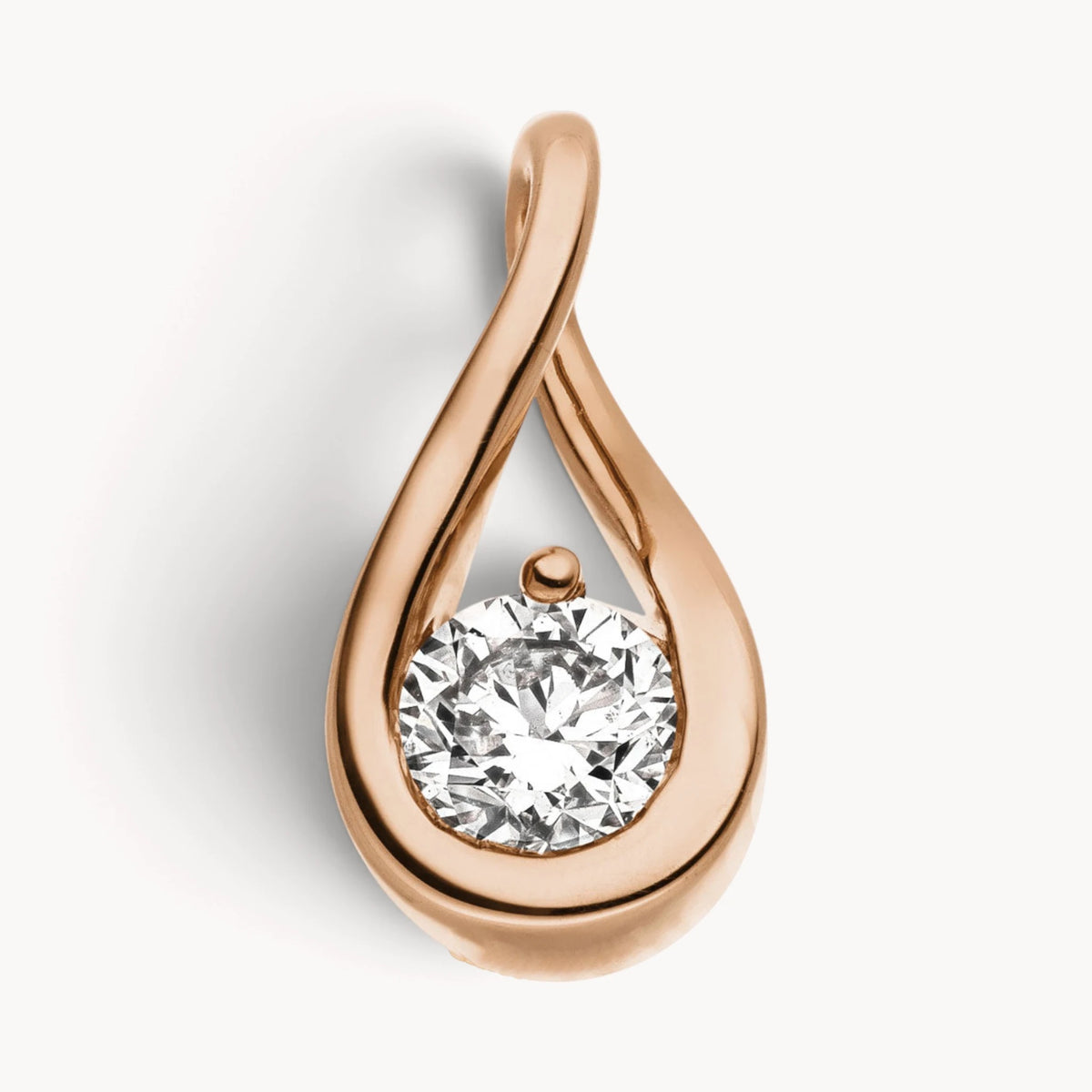 Anhänger in 585er Gold mit Diamant