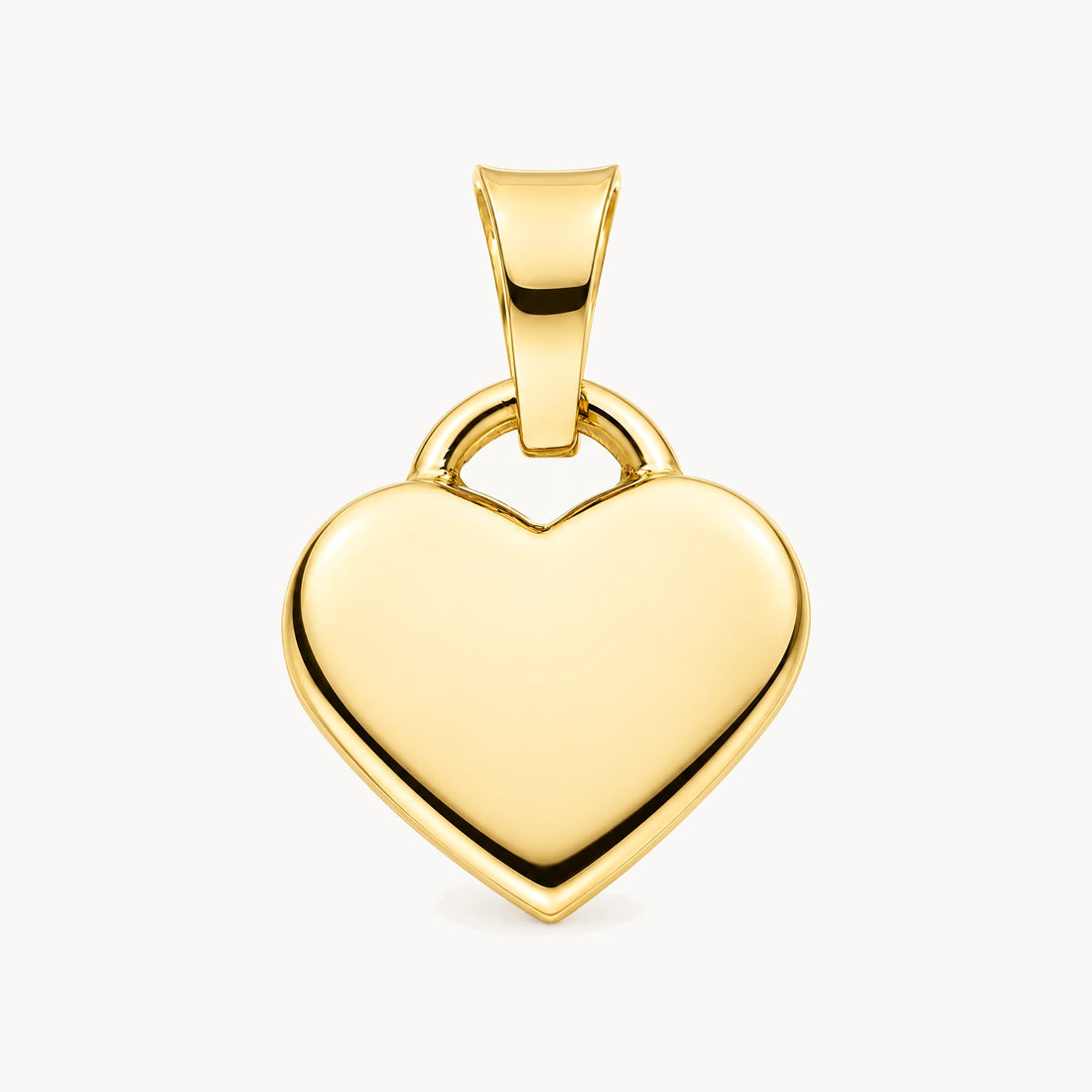 Herzanhänger in 585er Gelbgold