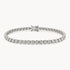 Tennisarmband in 750er Weißgold mit Diamant