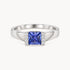 Ring in 585er Weißgold mit Diamant & Tansanit